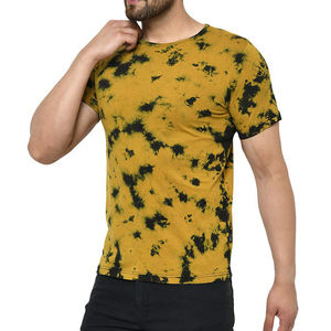 T-shirt homme slim fit, silhouette lisse, contour moderne, design propre, vêtement de base vierge pour impression - Product Image 2