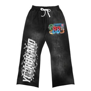 Chándales extragrandes de diseño personalizado para hombre, venta al por mayor, chándales negros con cremallera y logotipo de manga larga de peso pesado a la moda de invierno. - Product Image 3