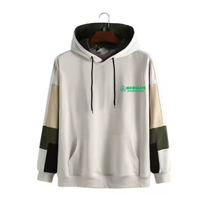 Sweat à capuche unisexe de haute qualité, sans cordon, respirant, en molleton 100% coton / French Terry, séchage rapide, coupe ample, 500 GSM - Product Image 3