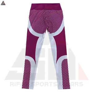 Breathable Winter Women's Bamboo Fiber Mid Waist Yoga <b>Leggings</b> <b>with</b> Printed Design High Quality Fitness Wear for Gym & Sports - Product Image 4