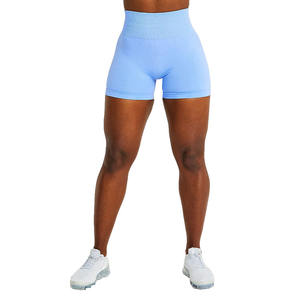 Top Trending Best Material Pantalones cortos de gimnasio para mujeres Servicio OEM por Plain Factory Tasa ajustable directa Durable y de alta calidad - Product Image 4