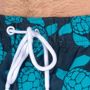 กางเกงชายหาดผู้ชายรุ่นใหม่ ผ้ายืด/โพลีเอสเตอร์ สีพื้น เอวกลาง ระบายอากาศ แห้งเร็ว คุณภาพสูง - Product Image 6