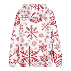 Sudadera con Capucha Estampada Navideña Vintage de Invierno al por Mayor, Talla XL, Colores Personalizados, para Hombre y Mujer, Térmica, 100% Poliéster, Festiva - Product Image 4