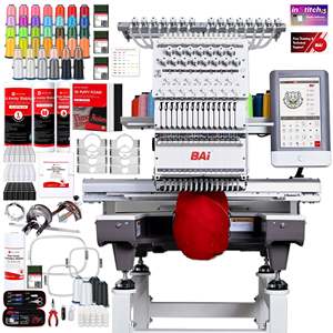 Offre Limitée Usine : Machine à Broderie MIRROR 15 Aiguilles avec Kit Deluxe Mighty Hoop pour Vannes à Aiguilles - Product Image 2