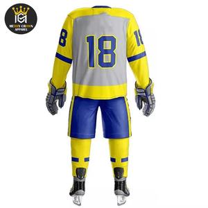 เสื้อฮอกกี้น้ำแข็งสำหรับผู้ชายเสื้อปักชื่อของคุณเองเย็บชุดฮ็อกกี้น้ำแข็ง - Product Image 3