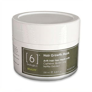 Masque de croissance des cheveux à la caféine, à la biotine et à l'extrait d'ortie, traitement anti-chute de cheveux, 250 ml, fabriqué en Italie - Product Image 2
