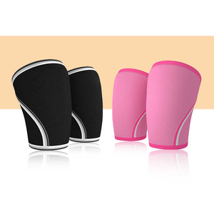 Manchons de compression pour genoux unisexes avec logo personnalisé, respirants, anti-UV, séchage rapide, néoprène, nylon, soutien pour la musculation et la musculation - Product Image 3