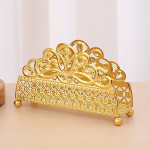 Décoration en laiton porte-serviettes meilleure qualité artisanat et hôtel Restaurant cuisine porte-mouchoir de table prix abordable - Product Image 1