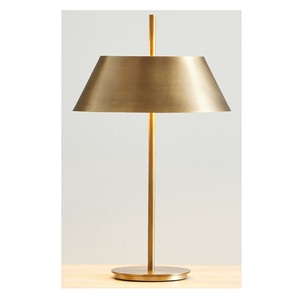 Diseño Simple estilo Metal negro Base Hotel pasillo bisel pantalla Metal lectura cama sdie lámpara de mesa para decoración de escritorio de oficina - Product Image 1