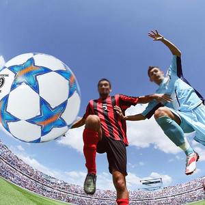 Alaay Ballon de football en cuir PU PVC de haute qualité Logo personnalisé Taille 3 Entraînement sportif Jouer au football en gros - Product Image 4