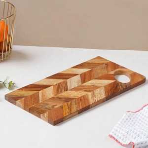 Tabla de Cortar y Bandeja para Servir de Madera, Duradera, Forma Rectangular, 12 mm de Grosor, Apta para Lavavajillas - Product Image 5