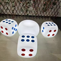 Cube lumineux LED personnalisé, imperméable, lumineux, cube de meubles, chaise, cube en plastique lumineux pour l'extérieur, tabouret