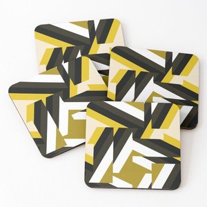 Posavasos de madera con estampado de esmalte cuadrado de mejor diseñador de alta calidad para decoración del hogar deewali regalo de promoción de Navidad de SCI - Product Image 1