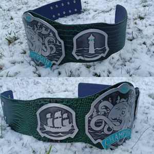 Ceinture de championnat personnalisée, design unique, matériaux durables, matches de lutte, tournois, cérémonies de remise de prix avec logo personnalisé - Product Image 4