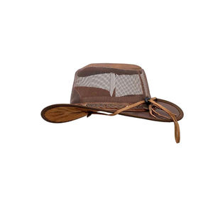 Sombrero Vaquero Unisex Personalizado de Cuero Estilo Occidental Multicolor con Ala Pequeña para Playa, Viajes, Diseño Newsboy, Alta Calidad - Product Image 4