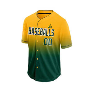 Meilleur prix maillot de baseball et de softball personnalisé nouveau style avec matériau respirant pour l'usure - Product Image 1