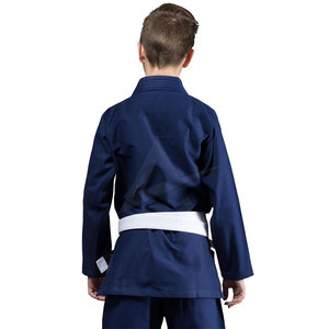 Uniforme de Karate de artes marciales para niños y adultos unisex, tela de taladro personalizada de algodón, Color blanco, venta al por mayor, traje de Karate - Product Image 3