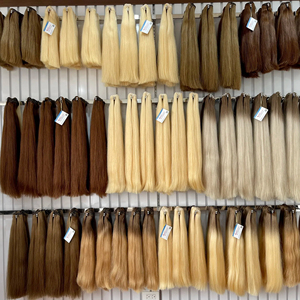 HOT <b>COLOR</b> Top High Quality Vietnamese Weft Human <b>Hair</b> Extensions Blonde <b>Color</b> Raw - Product Image 2