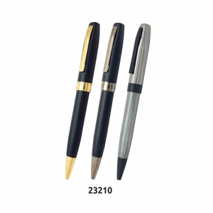Stylo à bille en métal de qualité supérieure avec un design en métal mince et élégant souvent associé à la durabilité disponible en vrac - Product Image 2