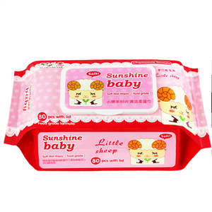 OEM/ODM Lingettes jetables pour bébés, 80 pièces, emballage personnalisé, utilisation pour les soins de la peau - Product Image 4