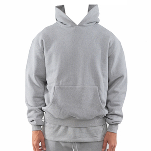 Sweats à capuche personnalisés pour hommes 100% coton lourd qualité de luxe bouffant impression surdimensionné Streetwear pulls à capuche pour hommes - Product Image 4