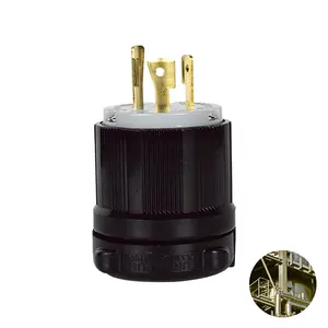 Best sellers NEMA L6-20P 250V 20A Locking Plug featuring Durable for RV power connections