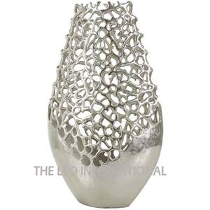 Aluminum Metal <b>Unique</b> Shape Gold Plated Coastal Iron Flower <b>Vase</b> Fancy Style Luxury Handmade Home Decorative - Product Image 4