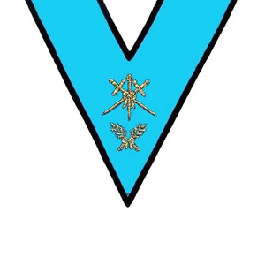 COLLAR MASONICO REGALIA BLUE LODGE ASSR HOSPITABLE OFICIAL COLLAR FREEMASON COLLAR BORDADO Ronpex - Product Image 3