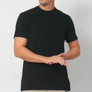 เสื้อยืดคอกลมสำหรับผู้ชายผ้าฝ้าย100% พิมพ์ลายทรงโอเวอร์ไซส์ - Product Image 3