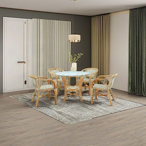 Ensemble de salle à manger Bonica Bistro pour salle à manger ou mobilier de maison, contemporain, en provenance d'Indonésie, table et chaises élégantes et modernes - Product Image 1