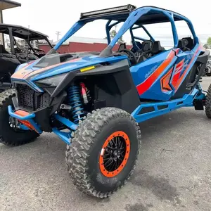 SELLADO DE FÁBRICA 2023 Polaris Industries RZR Pro R 4 Troy Lee Designs Edition Azul eléctrico