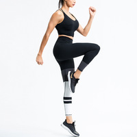 Hingto OEM vêtements de sport pour femmes dos nu sport Fitness Yoga barboteuse entraînement corps costume Gym vêtements de sport Spandex Yoga une pièce combinaison