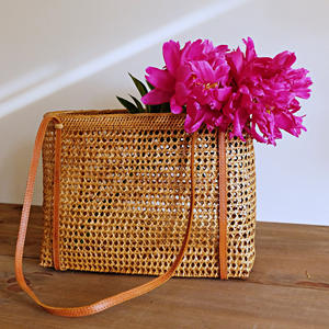 Bolsos de mano ecológicos de ratán para mujer, bolsos de mano al por mayor, artículos esenciales para la playa y el verano - Product Image 3