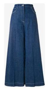 High Quality Women Pants and <b>Trousers</b> Wide legs Palazzo Blue Denim Slim Fit <b>Vintage</b> Casual Fashion Whole Sales - Product Image 3