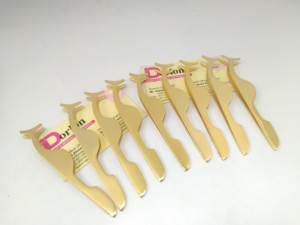 Aplicador de Pestañas Chapado en Oro Mate, Acero Inoxidable, Logotipo Privado, Pinzas Aplicadoras de Pestañas, Aplicador de Pestañas Postizas de Belleza - Product Image 4