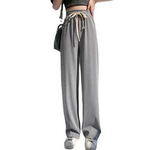 Pantalones cómodos informales de algodón para mujer/pantalones de Jogger cargo/pantalones de chándal para mujer - Product Image 4