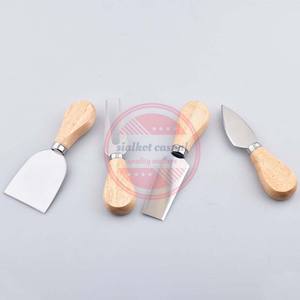 ชุดมีดหั่นชีสด้ามไม้ชุดมีดชีสสแตนเลสสตีล - Product Image 6