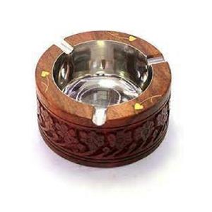 Cenicero de cigarros Cenicero de metal Cenicero de cristal Cenicero con tapa Cenicero de cigarrillos Restaurante Cenicero de humo de latón - Product Image 1