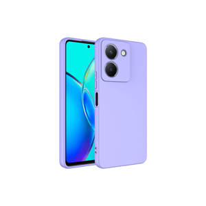 Étui en silicone liquide ASMA Mara Series Lilac pour Vivo Y36 4G & Realme A34, coque de protection souple en TPU antichoc, compatible premium - Product Image 1