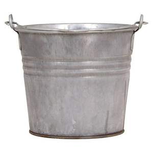 Maceta de metal Cubo de vientre galvanizado Cubo de estilo Rural francés Hecho con material de alta calidad para uso regular - Product Image 2