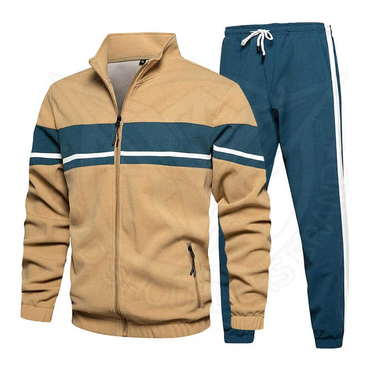 High Quality Comfortable Lightweight Men's Running Wear Tracksuits Solid Pattern Plus Size Bulk Quantity for Winter Season