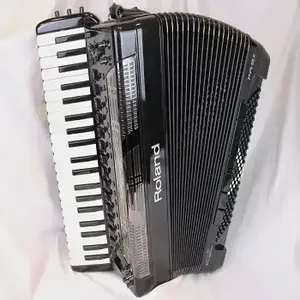 Nuevo y auténtico acordeón RolandS V-Accordion, acordeón electrónico negro, precio al por mayor - Product Image 4
