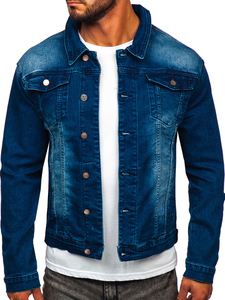 Oversized Fashion Denim <b>Jacket</b> Heavy Duty Jeans Coat Street Style Apparel Wholesale Supplier <b>with</b> OEM Customization - Product Image 3
