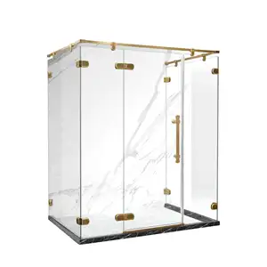 中国淋浴房玻璃浴室钢化玻璃门淋浴房
