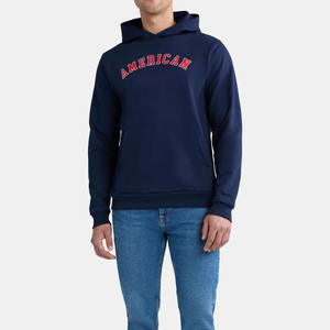 Sudadera con Capucha 100% Algodón para Hombre, Corte Holgado, con Capucha, Sudadera Gruesa para Invierno, Básicos de Algodón Mezclado - Product Image 4