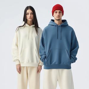 Pull à capuche respirant surdimensionné de haute qualité OEM Logo personnalisé Vêtements lourds 380gsm 420gsm 480gsm 500gsm Brodé - Product Image 3