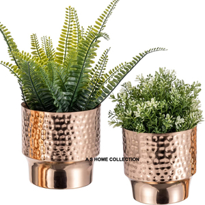 Maceta elegante de alta calidad con soporte, la mejor maceta de metal hecha a mano para decoración de jardín y hogar - Product Image 2
