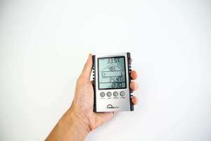 3 em 1 Termômetro Higrômetro Relógio Estação Meteorológica <span class=keywords><strong>Digital</strong></span> Indoor <span class=keywords><strong>Outdoor</strong></span> Temperatura Umidade Medição Com Grande Sala LCD - Product Image 5