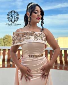 2025 New Arrival Beautiful Moroccan Caftan <b>Kaftan</b> Dress for Muslim <b>Women</b> Hand Embroidered Look Casual Style Breathable Silk - Product Image 4