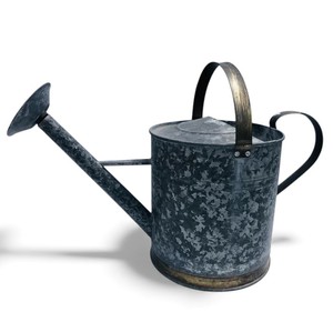 Arrosoir en métal à imprimé floral avec bec extra long et poignée ronde surdimensionnée pour l'arrosage des plantes d'intérieur - Product Image 3